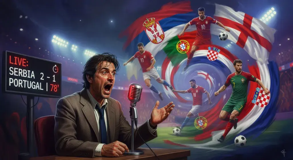 Fudbalski prenos uživo sa komentarom: ažuriranja i uvidi u realnom vremenu