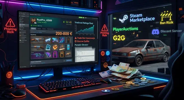 Kako efikasno trgovati i upravljati nalozima na Steamu: Pregled iz Rust igre do otkupa poreza