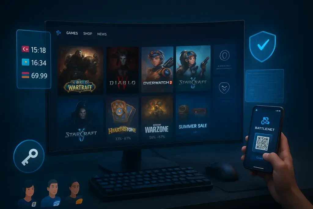 Kako bezbedno i povoljno kupiti i aktivirati igre na Battlenet: Vodič za kredite, promocije i sigurnost naloga